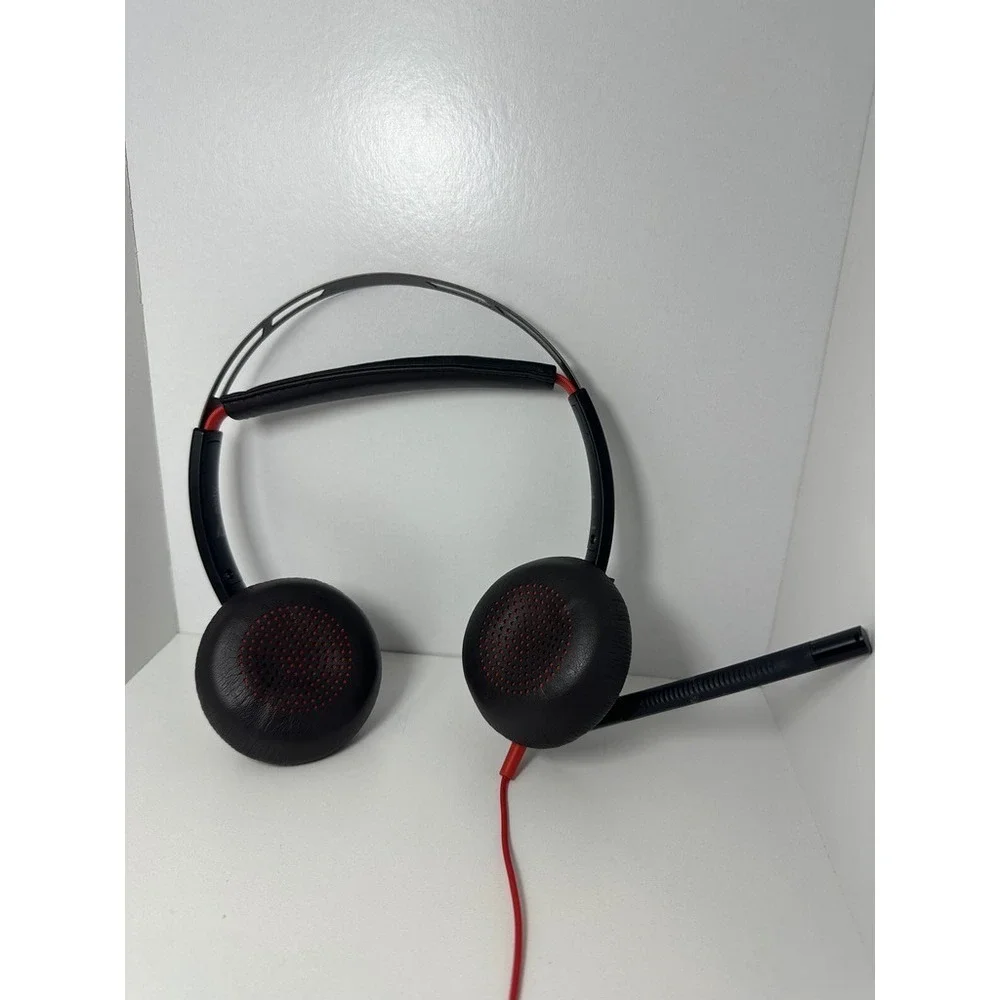 Poly Blackwire 5220‎ Wired Headset USB-C On-Ear Stereo Headphone with Boom Mic